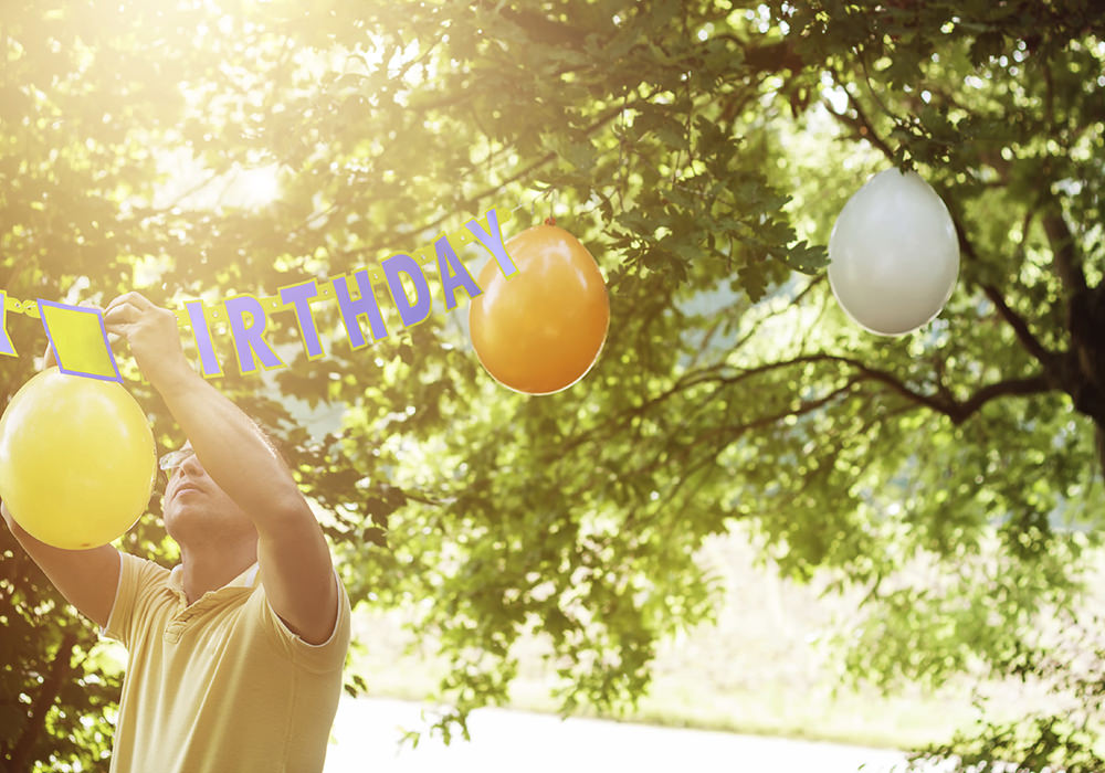 Koch für Geburtstagsfeiern